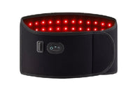 Ceinture LED thérapeutique rouge flexible adaptée aux douleurs lombaires et hanches