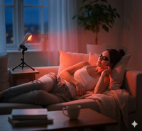 Dispositif lumière rouge portatif